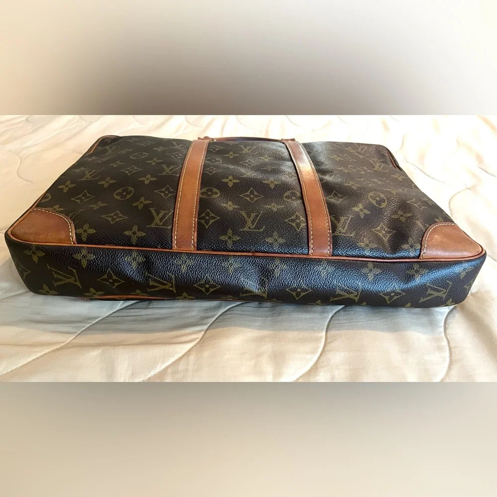 Louis Vuitton Porte Documents Voyage Monogram Briefcase Authentic - Picture 6 of 16
